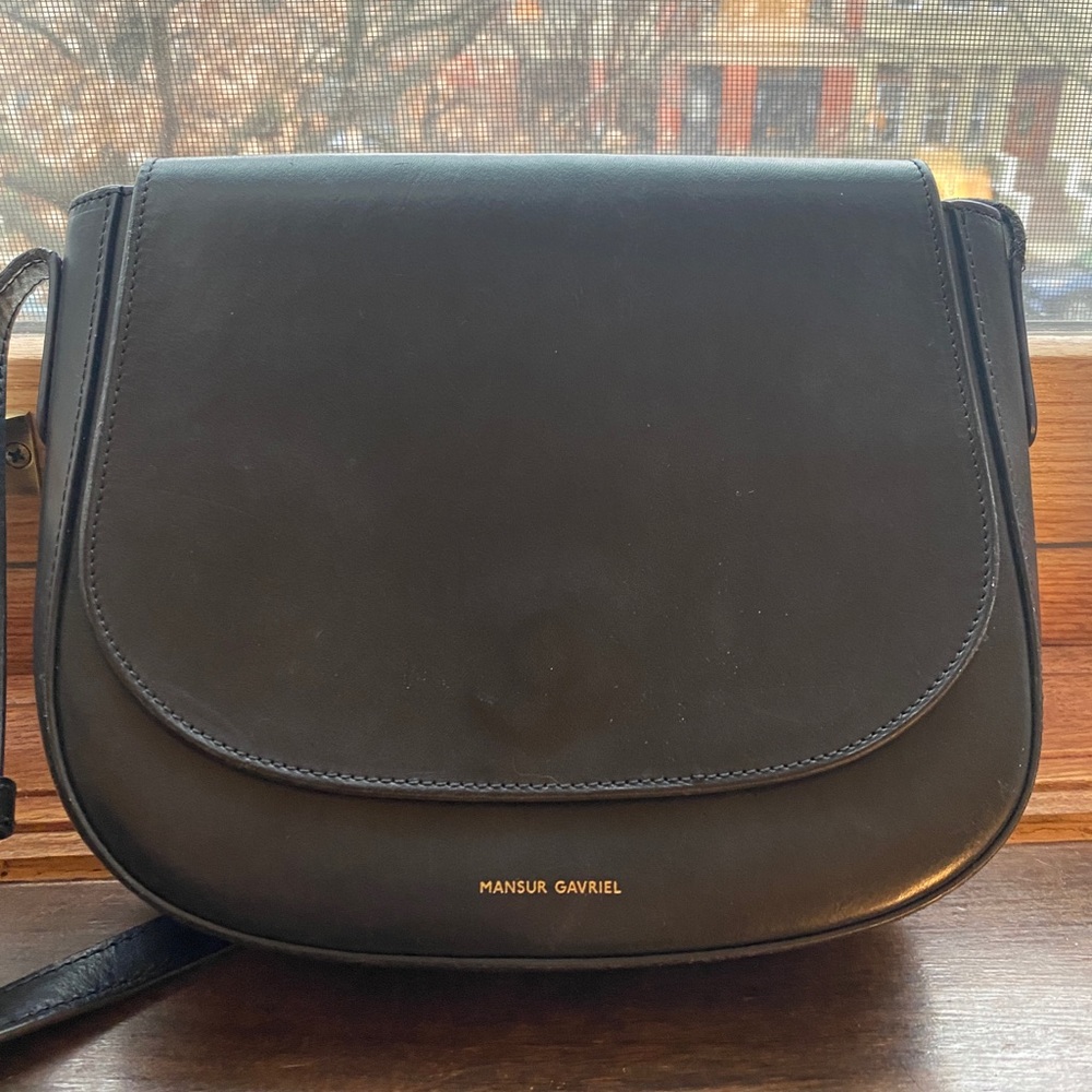 Mansur Gavriel Crossbody in Black